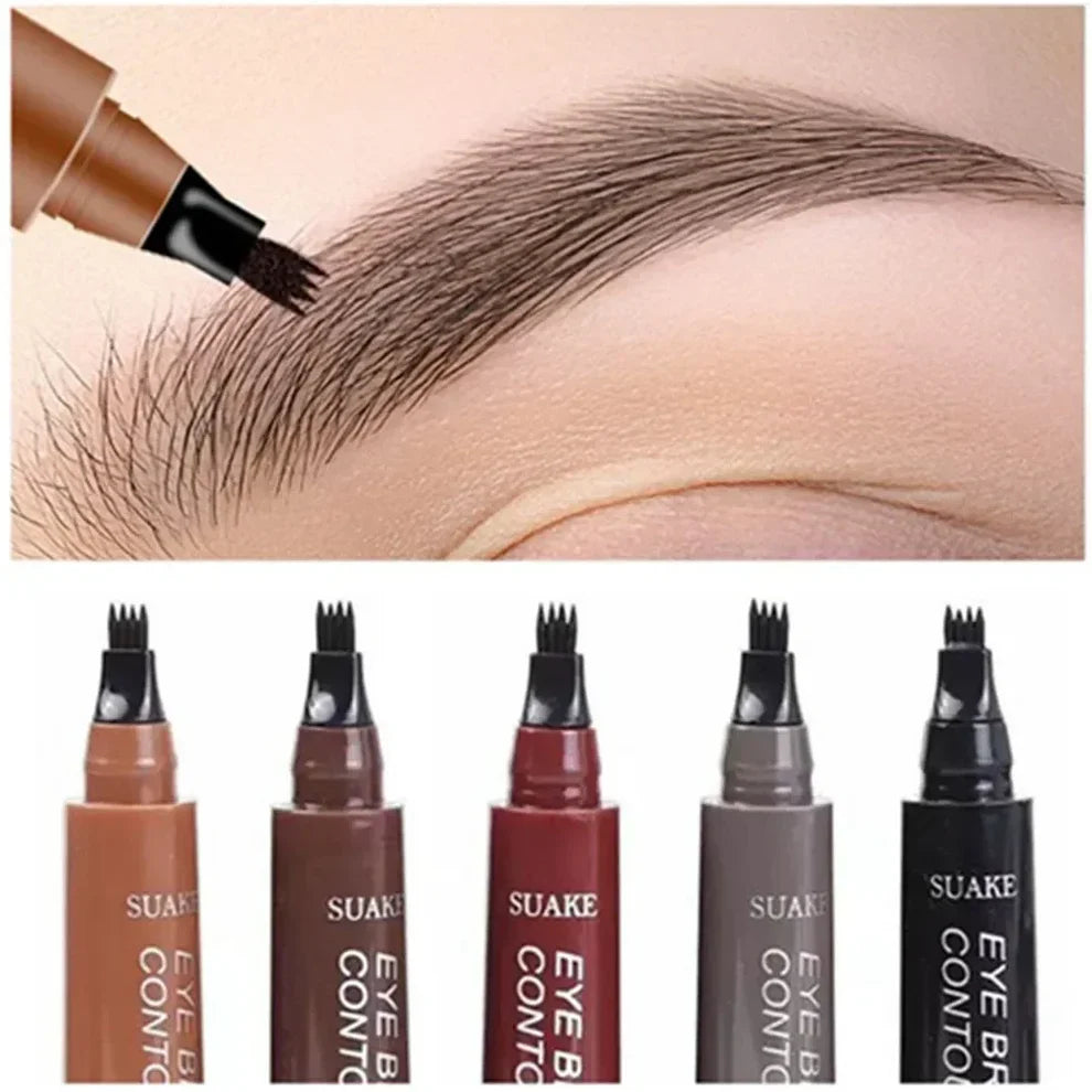 Waterproof Eyebrow Pen with Pointed Tip