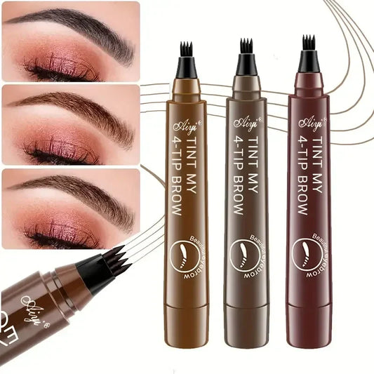 Waterproof Eyebrow Pen with Pointed Tip