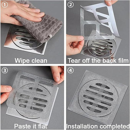 Disposable Drain Cover Stickers- 10 Pcs