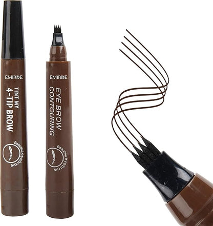 Waterproof Eyebrow Pen with Pointed Tip
