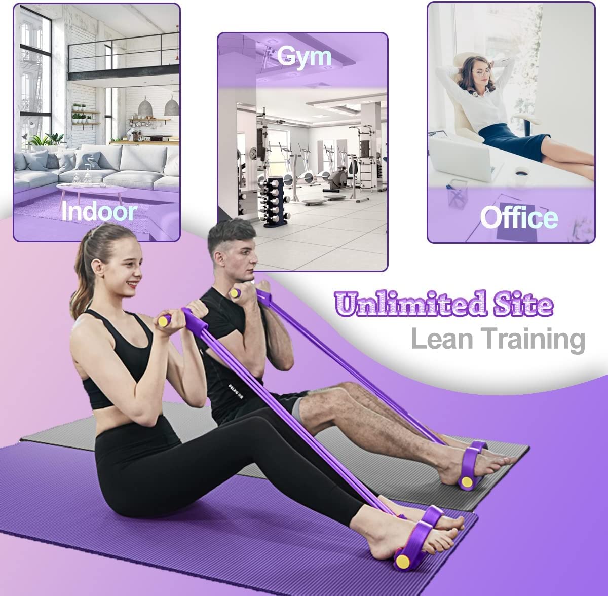 Yoga Pedal Puller Resistance Band Fitness Equipment- 50% OFF