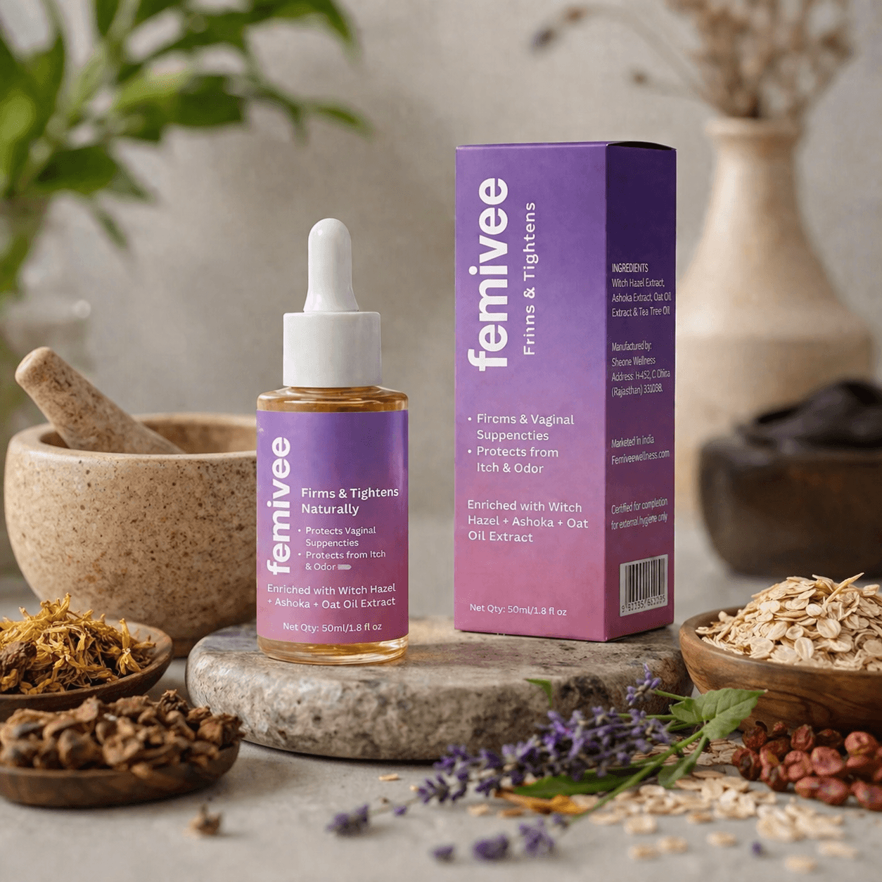 Femivee Natural V-Tightening Serum – 50ml