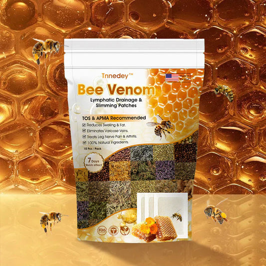 Bee Venom Lymphatic Drainage & Slimming Foot Patches 🌿👣 (Pack of 10)